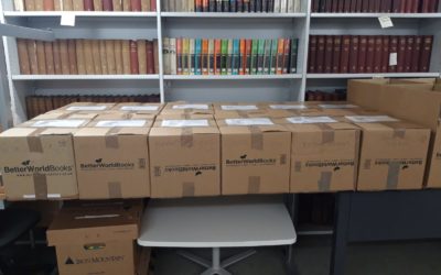 First Shippment of books to the TGSCCC
